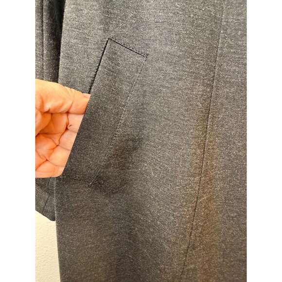 Cabi Womens Gray Double-Breasted Coat Small Rayon/Nylon/Spandex Blend - Picture 4 of 7